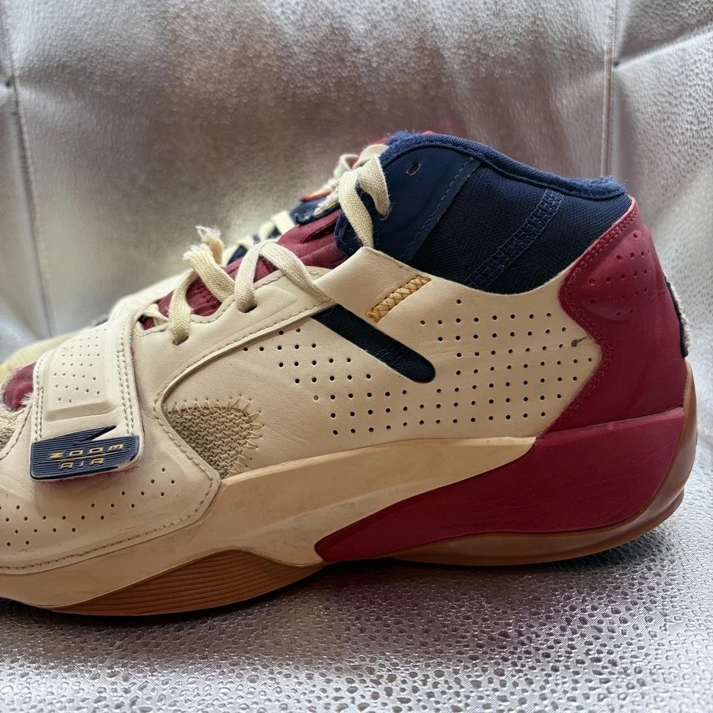 Size 10 Nike Air Jordan Zion 2 Pelicans Coconut Milk Navy Mens Shoes DV0549-164